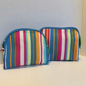 New United Colors of Benetton Striped Beauty Cases